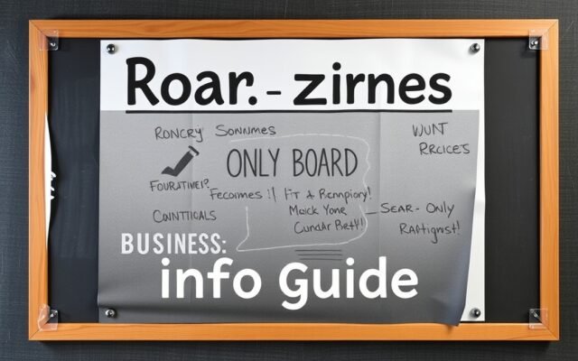 roarbiznes business infoguide from riproar